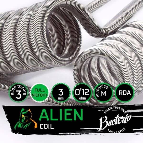 Set 2 Rezistențe Bacterio Alien Tricore 3mm 0.12Ω Nichrome 80