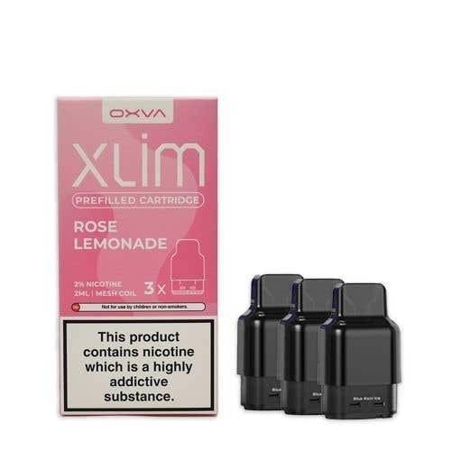 Oxva Xlim Pro 2 Pod -Black Carbon + Oxva Xlim Prefilled Rose Lemonade 20mg