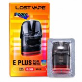 Cartus 2ml Lost Vape E Plus-Dual Mesh 0.3Ohm