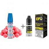 Pachet Promotional Dinner Lady Bubble Trouble ICE 20ml/60ml + Shot Nicotina E-potion 50/50 20mg