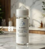 Propilen Glicol ] Elemix ]99.7% USP & PE - Uz Alimentar (8 bucati x 100ml)